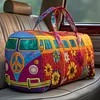 Hippie Van Quilted Duffle Bag GFTOTP10609