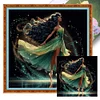 (Stamped/Counted) Ballet Tiana Silhouette-11CT Cross Stitch 40*40cm