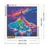 Diamond Painting -DIY Round Drill Colorful Girl Dress(40x40cm)
