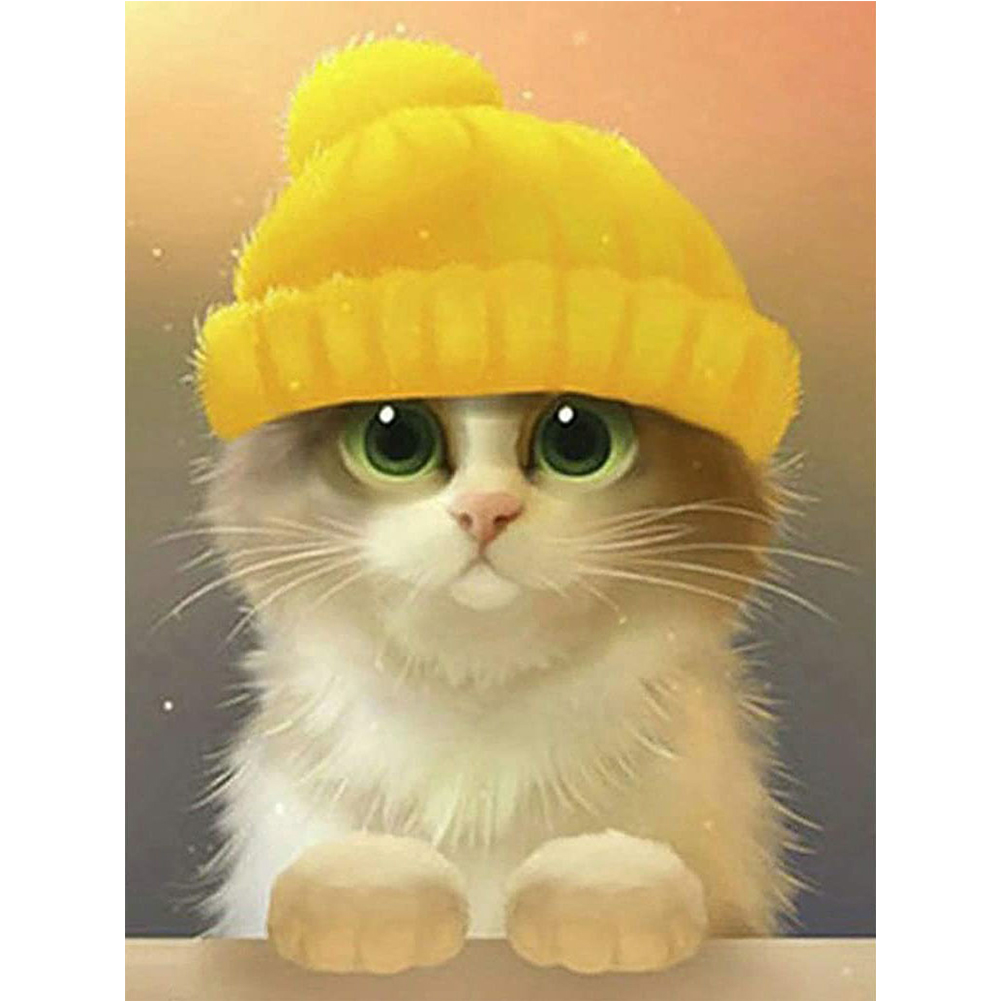 

Cat - 11CT Stamped Cross Stitch - 40*50CM, 501 Original