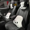 Cute Cartoon Dog Car Cushion Black and White Seat Cover Cushion