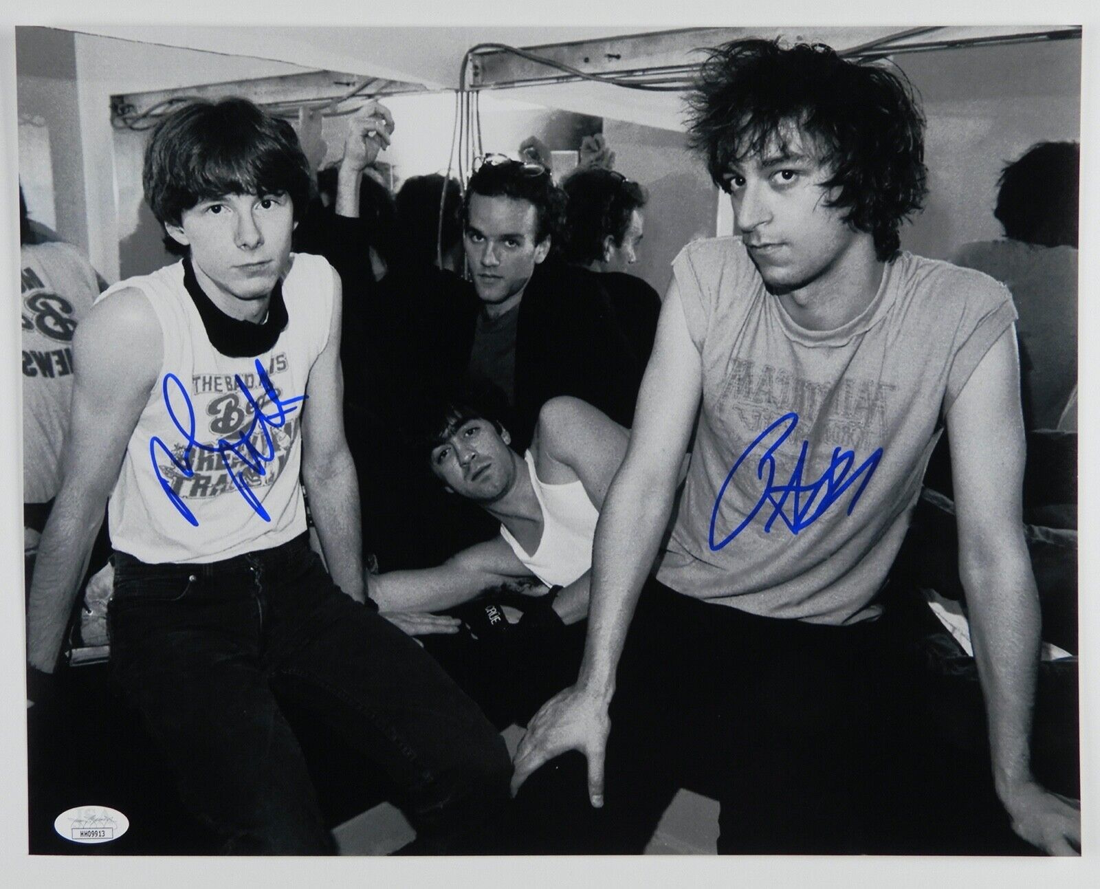 R.E.M. Mike Mills Peter Buck JSA 11x14 Autograph Signed Photo Poster painting