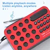 Mini Portable FM Radio BT Wireless Speakers Solar Charging FM Radio Receiver
