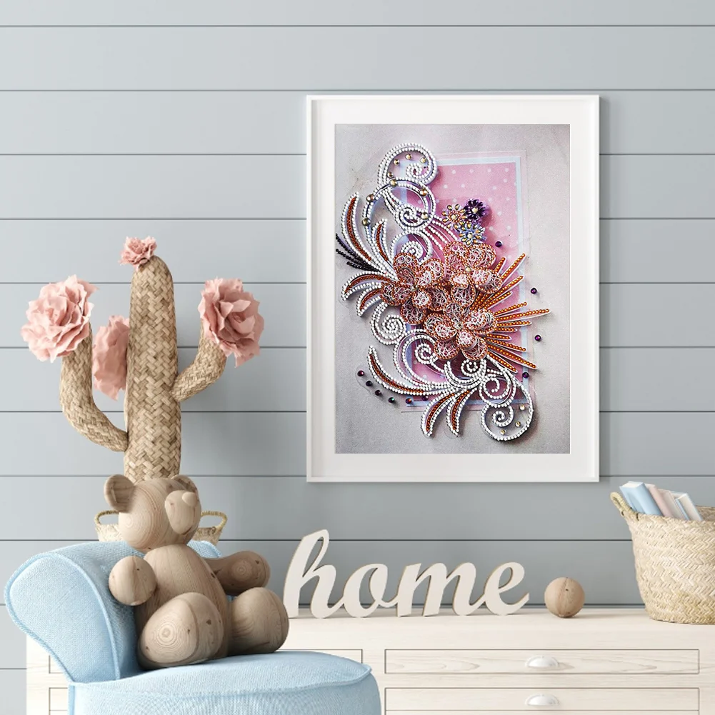 Diamond Painting - Special Shaped Drill - Flower(30*40cm)