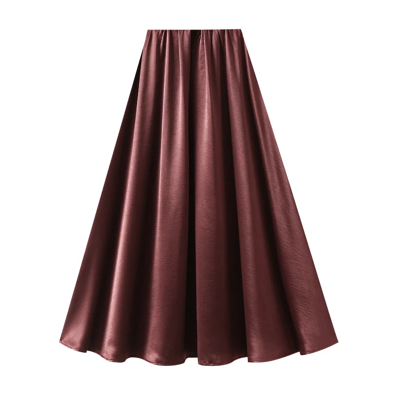 Nigikala Nigikala New Spring And Autumn New A-Dress Skirt Mid-Dress Mid-Dress Mid-Dress Mid-Senior Skirt 9993-1