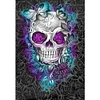 Diamond Painting-5D Full Round Drill Skull