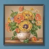 >SALE<5D DIY Partial Special Shaped Drill Diamond Painting Poppy Flowers Decor 30x30cm