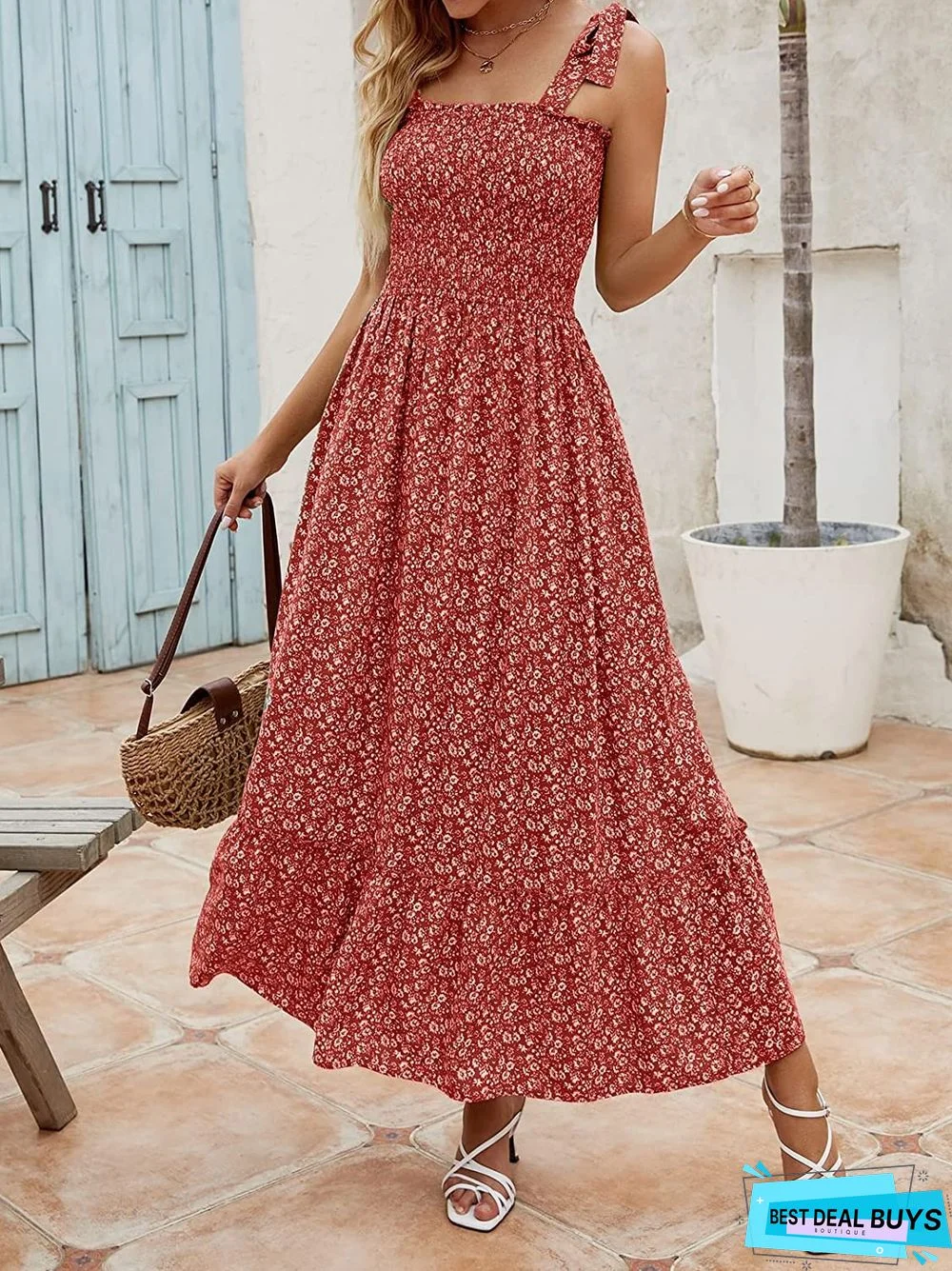 New Women's Dress Print Loose Casual Dresses