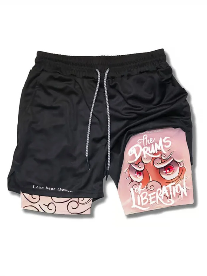 Men's One Piece I Can Hear The Drums of Liberation Quick-Drying Sports Fitness Pants