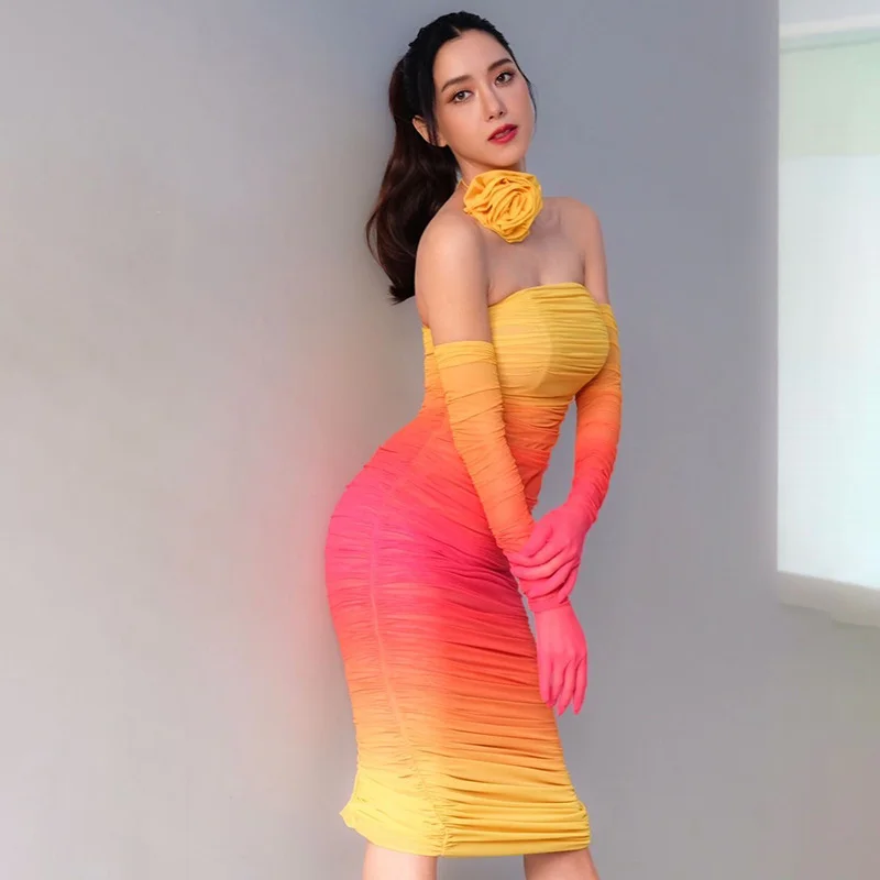 Gradient Mesh v Dress