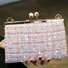 Woolen handbag versatile banquet dress bag dinner bag