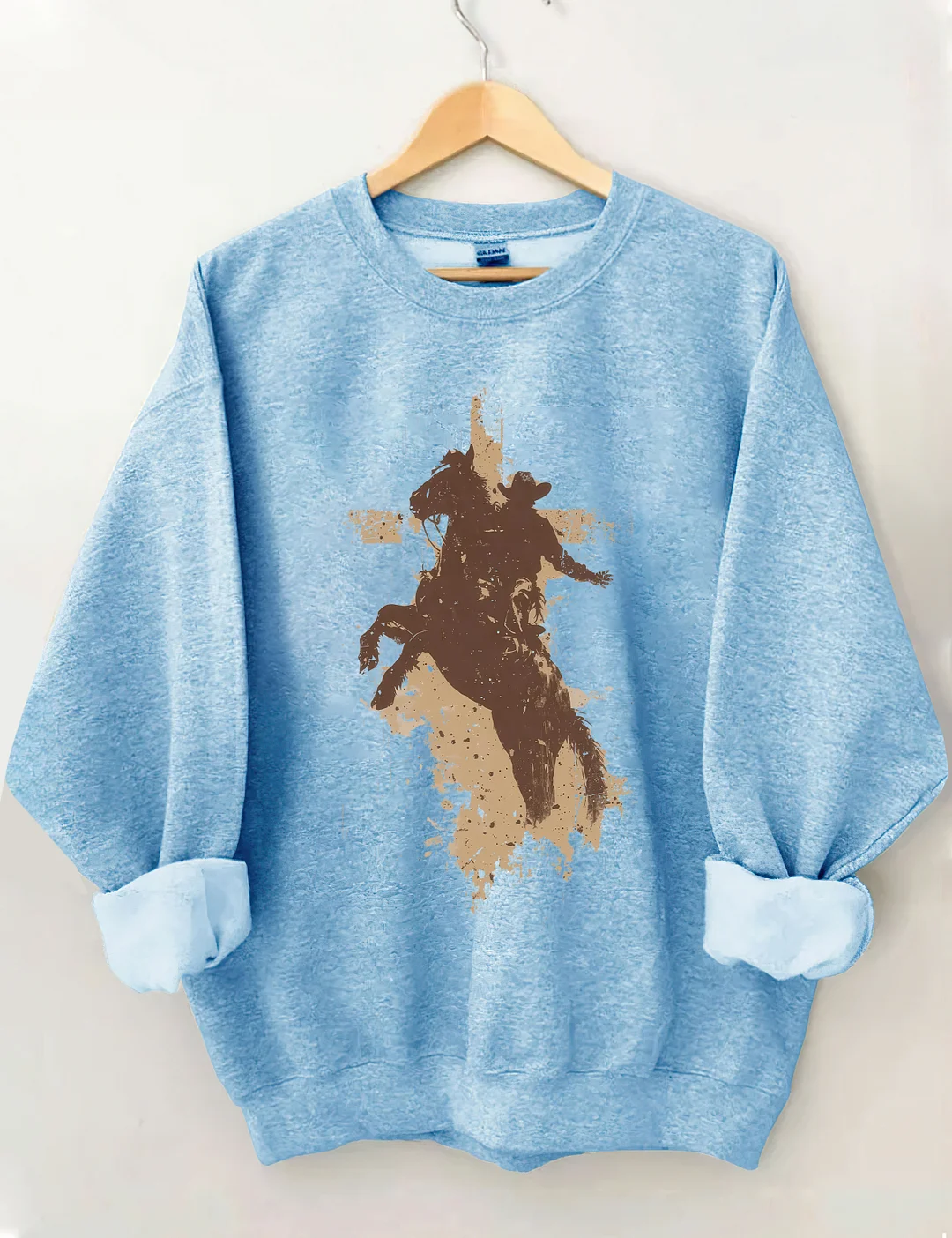 Western Christian Cowboy Sweatshirt