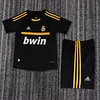 Joyfball 2011-2012 Kids Size Retro Real Madrid Goalkeeper Black Football Shirt