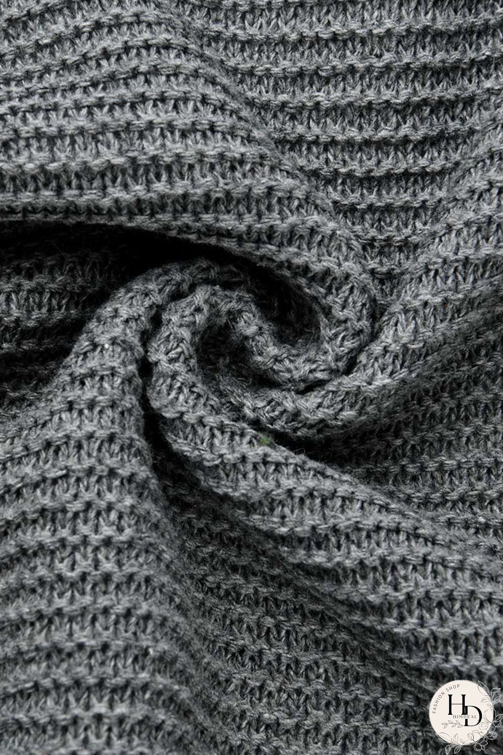 Beige Fashion Cardigan Hooded Long Jacket