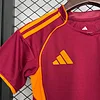 2025/2026 Roma Home Soccer Jersey 1:1 Thai Quality Kids Size