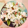 Mid-year Promotion 6Pcs/set Diamond Painting-DIY Full Round Drill Flower(30*30cm)