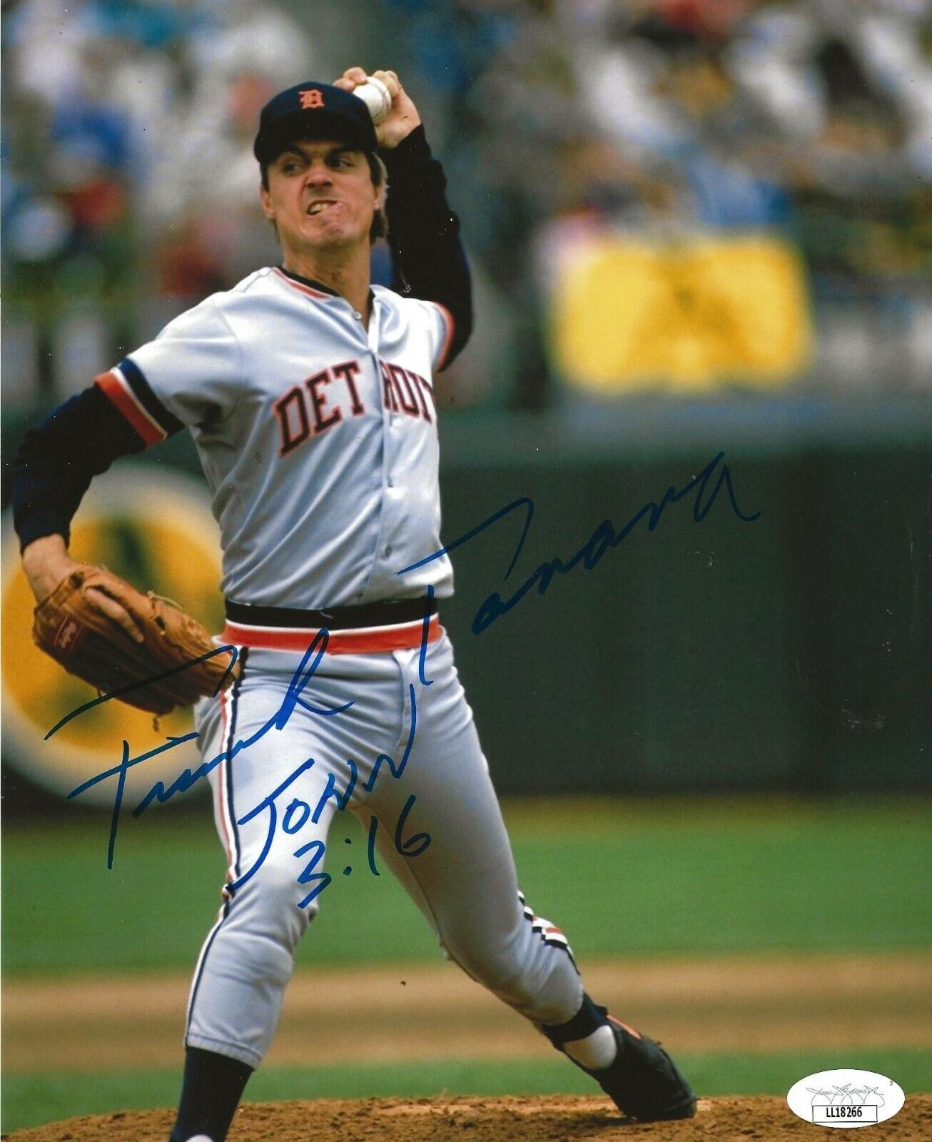 Frank Tanana signed Detroit Tigers 8x10 Photo Poster painting autographed 2 JSA