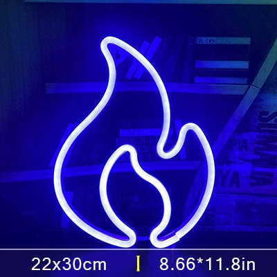 

Flame - Led Neon Light Sign, 501 Original