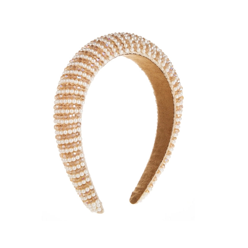 Women’s Casual Vacation Classic Style Color Block Alloy Rhinestone Glass Inlay Rhinestones Hair Band