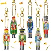 Nutcracker-(Double-Sided)6pcs Diamond painting keychain
