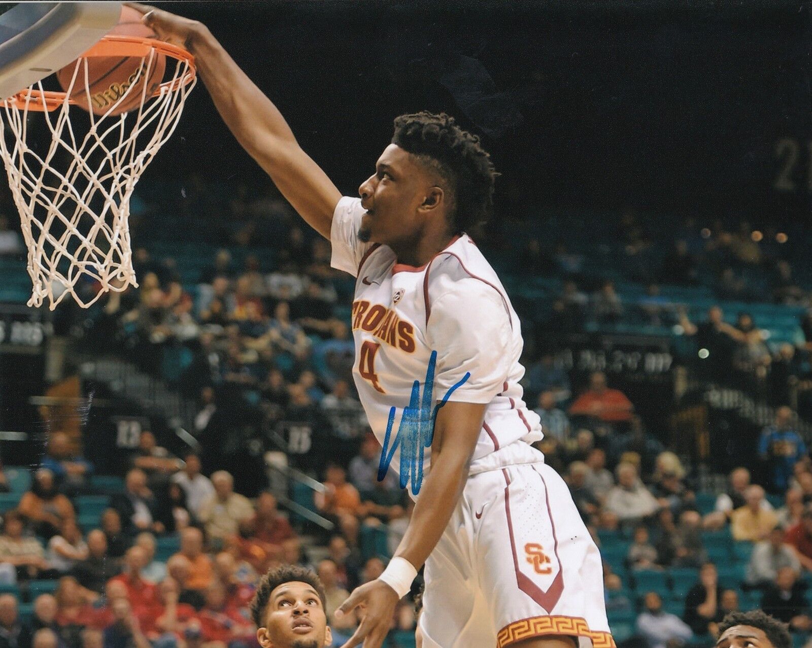 CHIMEZIE METU signed (USC TROJANS) Basketball *NBA DRAFT* 8X10 Photo Poster painting W/COA #2