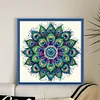 Peacock-11CT Stamped Cross Stitch 50*50cm