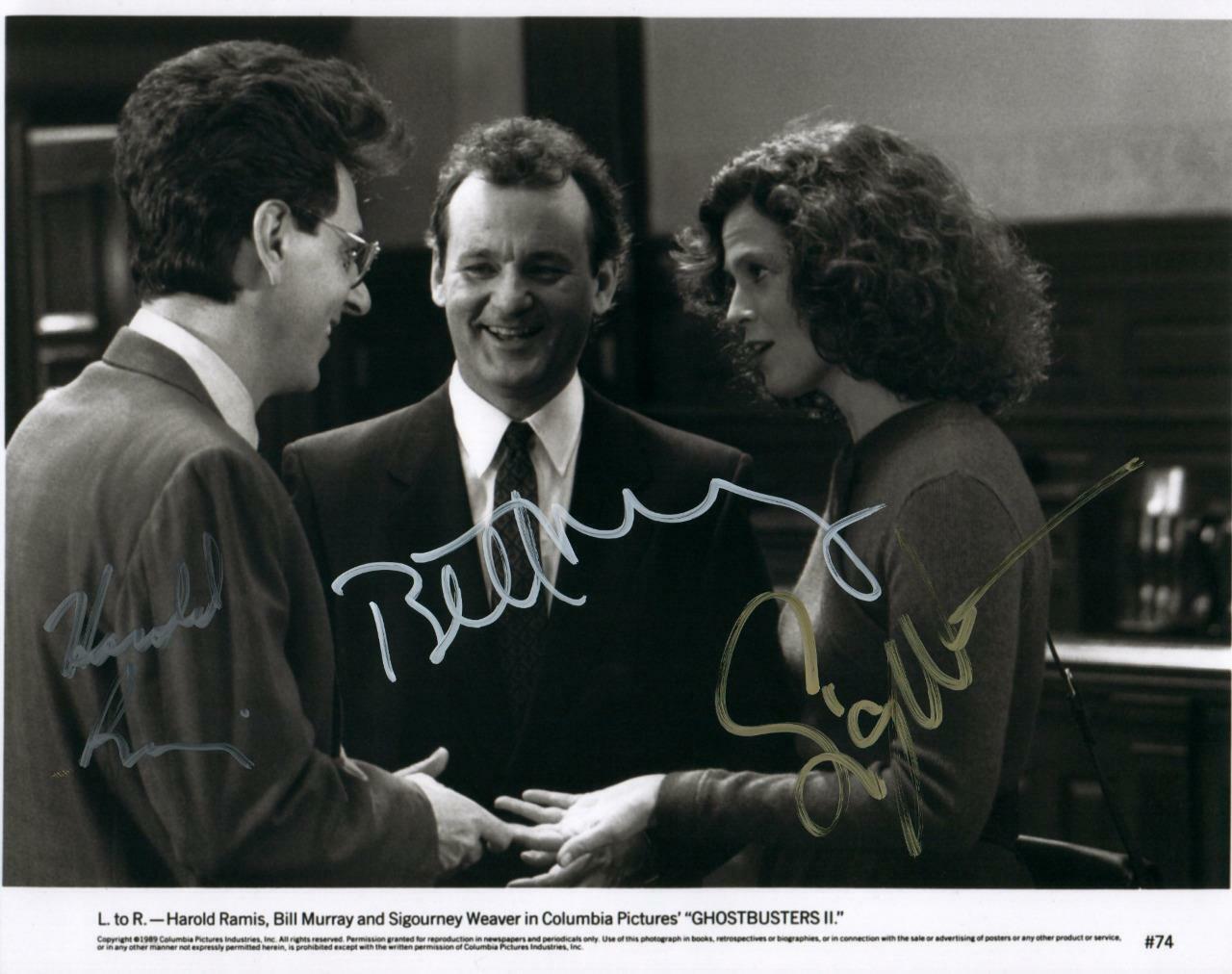 Sigourney Weaver Murray Ramis signed 8x10 Photo Poster painting with COA autographed Picture