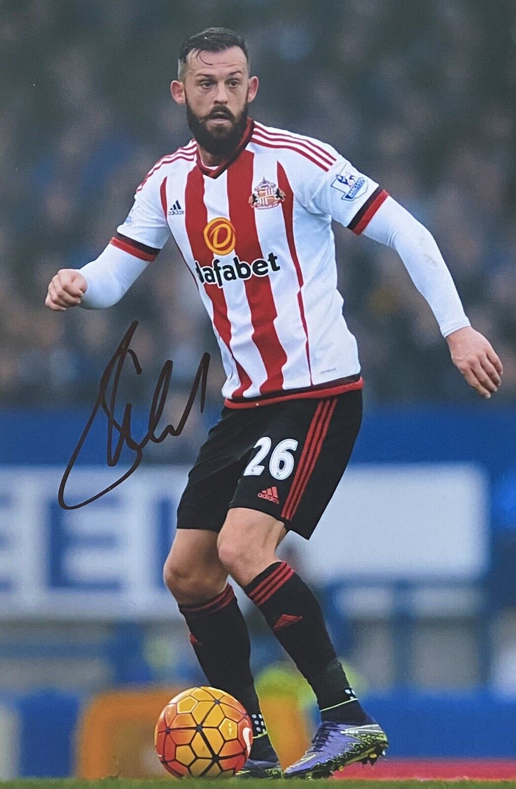 Steven Fletcher Genuine Hand Signed Sunderland 12x8 Photo Poster painting