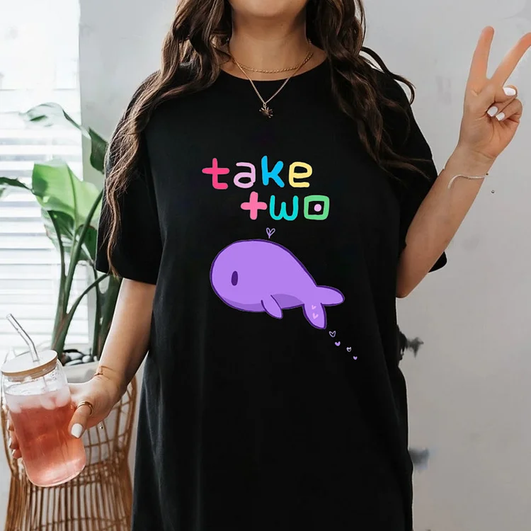 BTS Festa 10th Anniversary Festa TAKE TWO Whale T-shirt