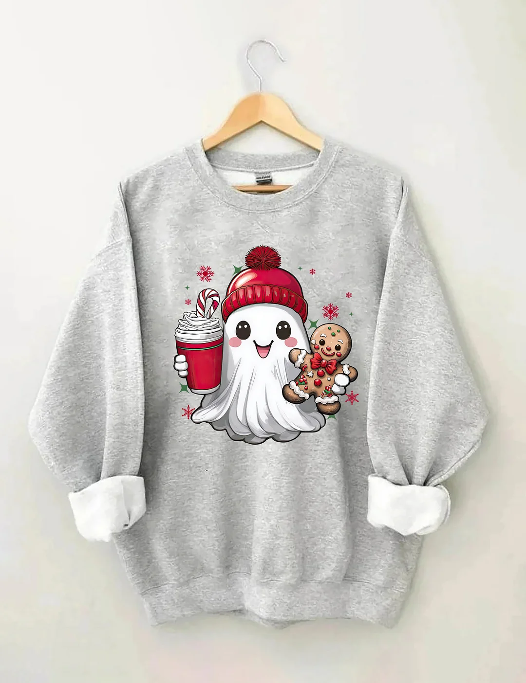 Cute Christmas Ghost Sweatshirt