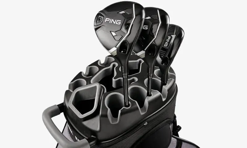 Ask Echo Golf T-LOCK Cart Bag 14 Way Organizer Dividers Quiet Golf Bag