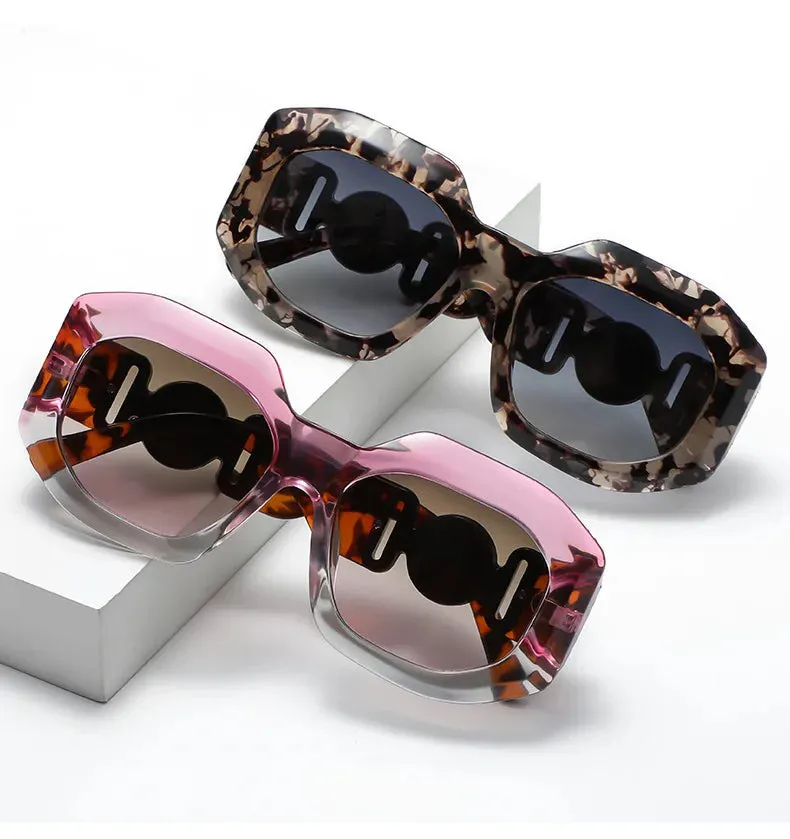 Brownm Square Sunglasses