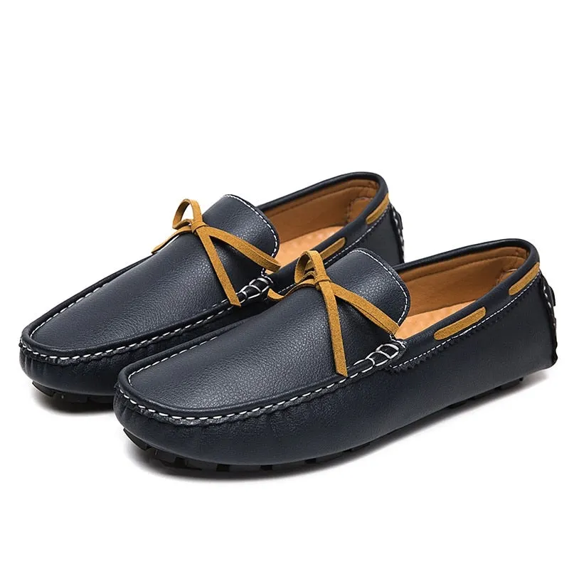 Men's Shoes Fashionable Versatile Casual Classic Mens Loafers Elegant Set of Feet Flat Shoes and Men's Driving Shoes