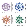 4Pcs Acrylic Special Shaped Snowflake Diamond Art Brooch Jewelry Kit for Girls