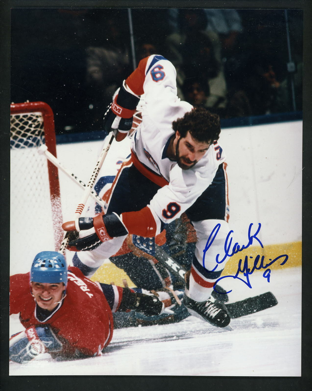 Clark Gillies Signed Autographed 8 x 10 Photo Poster painting New York Islanders B2B2