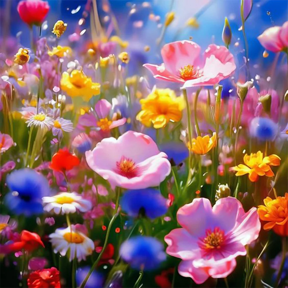 DIY Paint By Number 40*40cm - Daisy