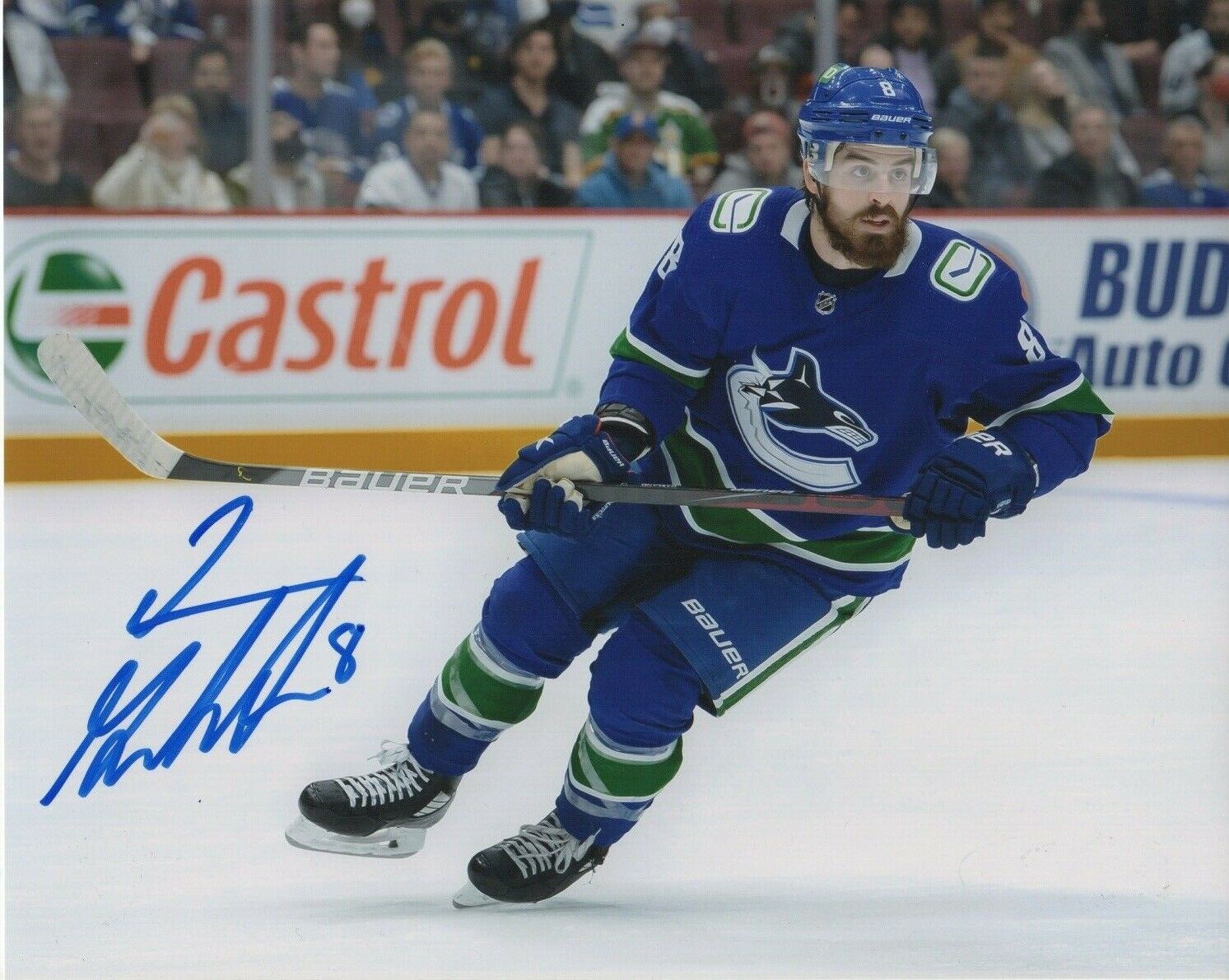 Vancouver Canucks Conor Garland Autographed Signed 8x10 NHL Photo Poster painting COA #1