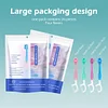 5 in 1 Mini Toothbrush & Floss & Tongue Scraper & Toothpick Set
