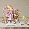 Diamond Painting Acrylic Single Sided Easter in April Gnome Ornaments Tabletop Home Office Decor