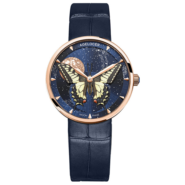 Astronomer Series Moon Phase Quartzl Watches For Women