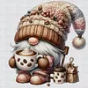 (Multi-Style) Gnome-11CT Stamped Cross Stitch 45*45cm/17.72*17.72in
