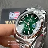 Rolex Datejust 41mm/36mm M126334 on Oyster with Green Ombr&eacute; Dial and Fluted Bezel Super clone
