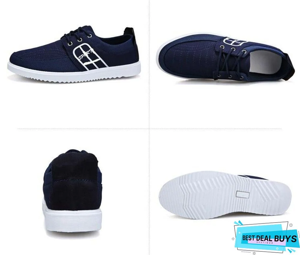 Casual Shoes Men Breathable Canvas Shoes For Men Fashion Espadrilles Men Flats Casual Trainers Men Footwear