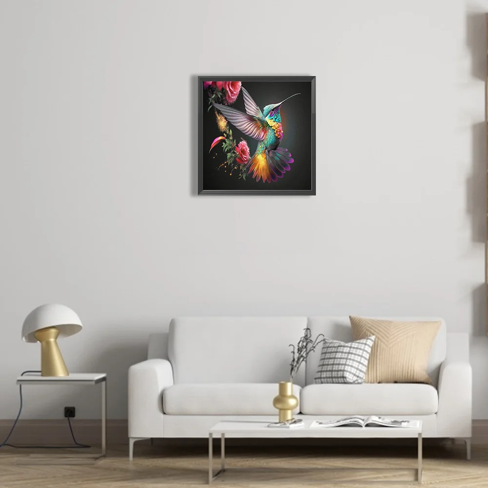 Diamond Painting - Full Round Drill - Hummingbird(30*30cm)