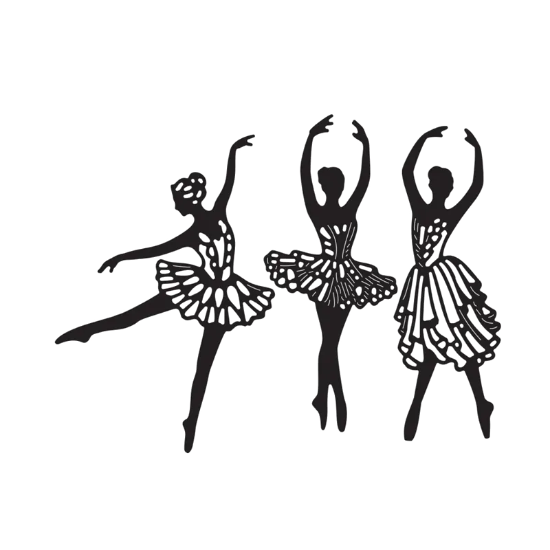 Elegant Ballet Girl Metal Cutting Dies For DIY Scrapbook Cutting Die Paper Cards Embossed Decorative Craft Die Cut New Arrival
