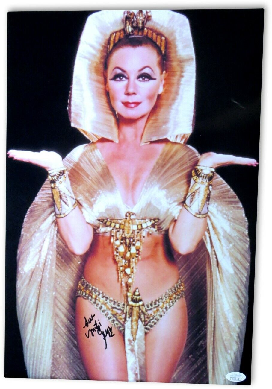 Mitzi Gaynor Signed Autographed 13X19 Photo Poster painting Egyptian Costume JSA HH37419