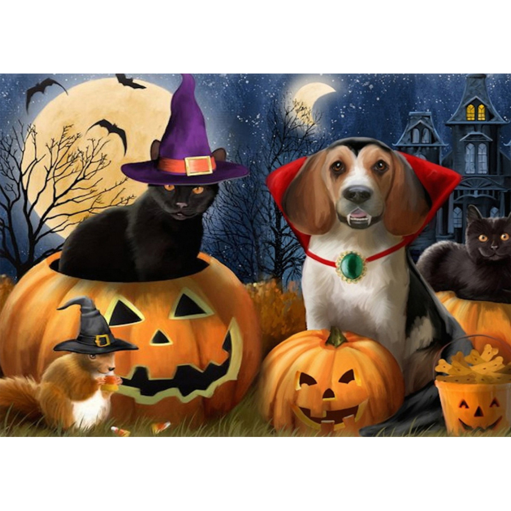 

Halloween - Round Drill Diamond Painting - 40*30CM, 501 Original