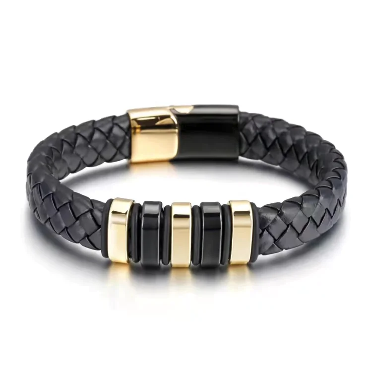 For Son -  Be Strong, Be Brave, Be You, Be Badass Everyday Leather Bracelets