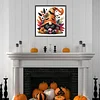 Diamond Painting - Partial Special Shaped Drill - Halloween Owl(Canvas|30*30cm)