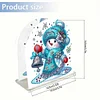 Diamond Painting Christmas Atmosphere Snowman Paper Towel Napkin Holder